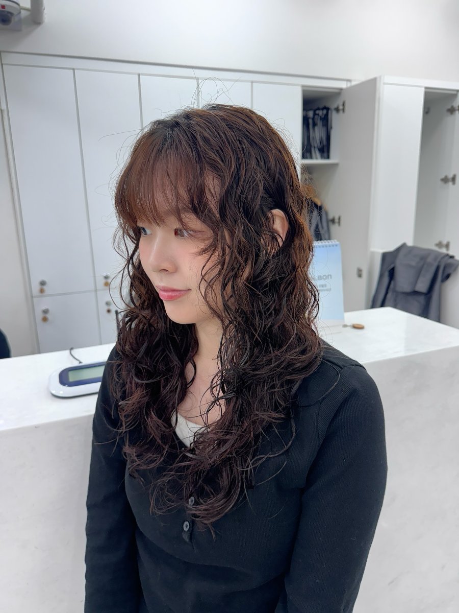 굵은히피펌 · 빈티지펌
