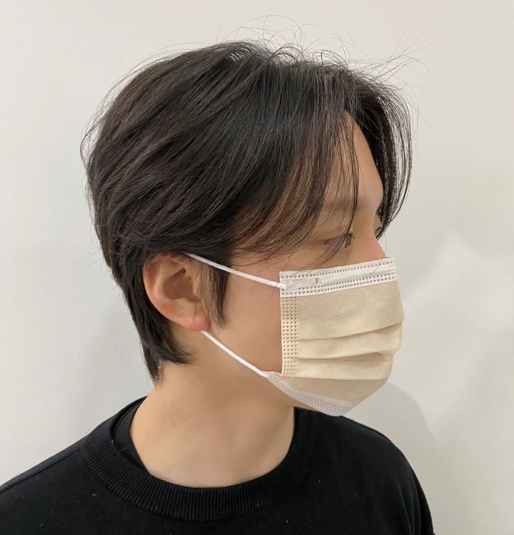 리프컷 · 아이롱펌