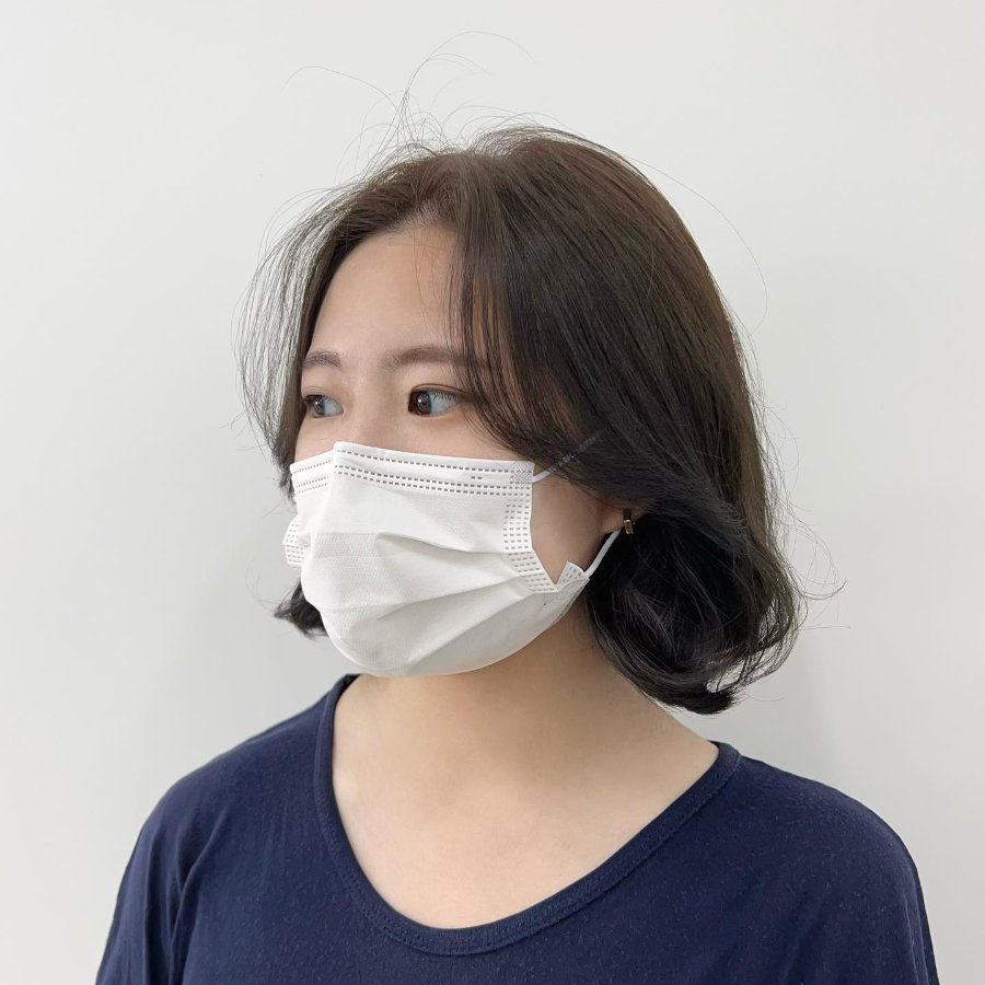 단발펌