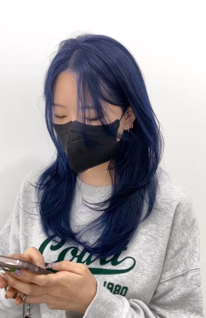 레이어드컷 · 염색