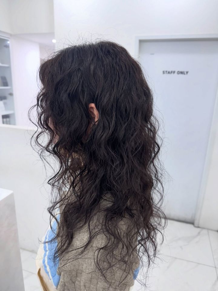 굵은히피펌