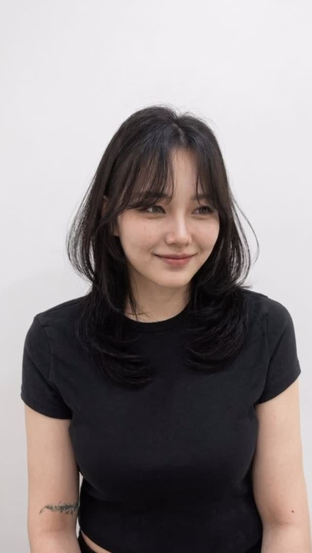 레이어드펌 · 레이어드컷